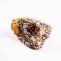 Yellow Barite on Fluorite - Bladed Cluster