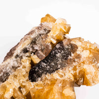 Yellow Barite on Fluorite - Bladed Cluster
