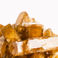 Yellow Barite on Fluorite - Bladed Cluster