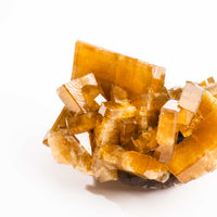 Yellow Barite on Fluorite - Bladed Cluster