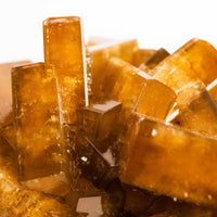 Yellow Barite on Fluorite - Bladed Cluster