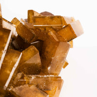 Yellow Barite on Fluorite - Bladed Cluster