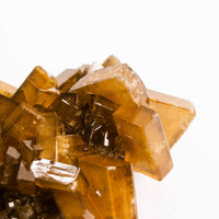 Yellow Barite on Fluorite - Bladed Cluster