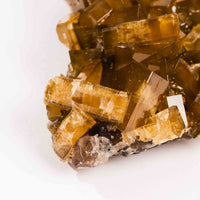 Yellow Barite on Fluorite - Bladed Cluster