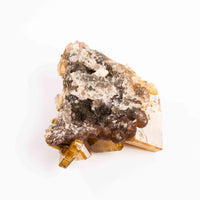 Yellow Barite on Fluorite - Bladed Cluster