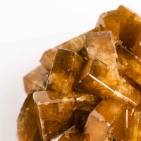 Yellow Barite on Fluorite - Bladed Cluster