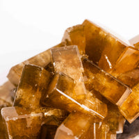 Yellow Barite on Fluorite - Bladed Cluster
