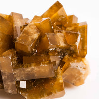 Yellow Barite on Fluorite - Bladed Cluster