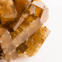 Yellow Barite on Fluorite - Bladed Cluster