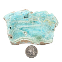 Aragonite - Blue, Polished Slate