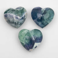 Fluorite, Rainbow - Hearts