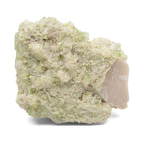 Tourmaline - Green, Chhappu on Feldspar