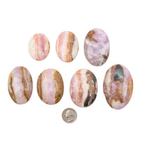 Aragonite - Pink, Palmstones, w/ Matrix