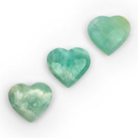 Calcite - Pistachio, Hearts, A-Grade
