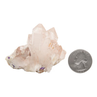 Pink Quartz w/ Fluorite