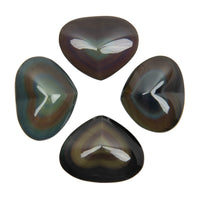 Obsidian, Rainbow - Polished - Hearts