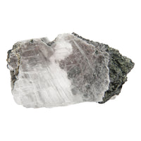 Selenite with Pyrite