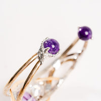 Amethyst and Mystical Topaz- Bracelet