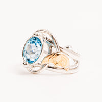 Topaz, Blue- Ring