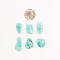 Amazonite + Smoky Quartz - Tumbled Stones