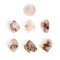 Smoky Elestial Quartz – Light Multi-Faceted Cluster(s)