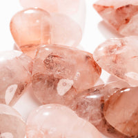 Quartz w/ Hematite - A/B-Grade, Polished, Heart(s)