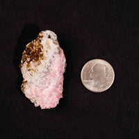 Rhodochrosite with Quartz, Fluorite, & Pyrite