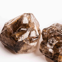 Smoky Elestial Quartz – Light Multi-Faceted Cluster(s)