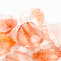 Quartz w/ Hematite - A-Grade, Polished, Heart(s)