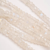 Moonstone - Faceted Beaded Necklace