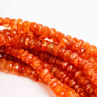 Sunstone - Faceted Beaded Necklace