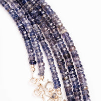 Iolite - Faceted Beaded Necklace