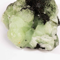 Prehnite w/ Black Quartz - Rough