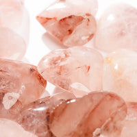 Quartz w/ Hematite - A/B-Grade, Polished, Heart(s)