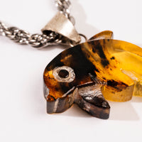 Amber - Pendant, Dolphin