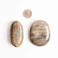 Labradorite, Orange/Yellow Flash - Palms