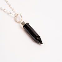 Tourmaline, Black - Pendant, Point