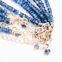 Kyanite, Blue - Faceted Beaded Necklace