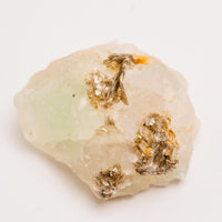 Green Fluorite w/ traces of Pink Fluorite & Mica