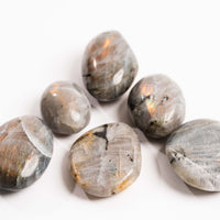 Labradorite, Orange/Yellow Flash - Palms