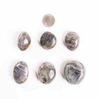 Labradorite, Blue/Purple Flash - Palms