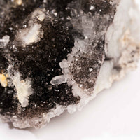 Prehnite w/ Black Quartz - Rough