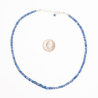Kyanite, Blue - Faceted Beaded Necklace