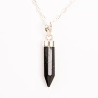 Tourmaline, Black - Pendant, Point
