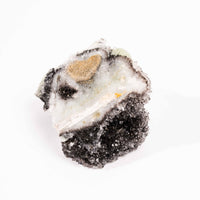 Prehnite w/ Black Quartz - Rough