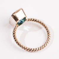 Blue Topaz - Rectangle Ring(s)