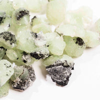 Prehnite w/ Black Quartz - Small, Rough Piece(s)