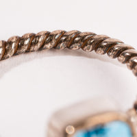 Blue Topaz - Rectangle Ring