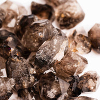 Smoky Elestial Quartz – Light Multi-Faceted Cluster(s)