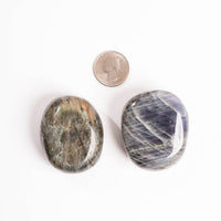 Labradorite, Blue/Purple Flash - Palms